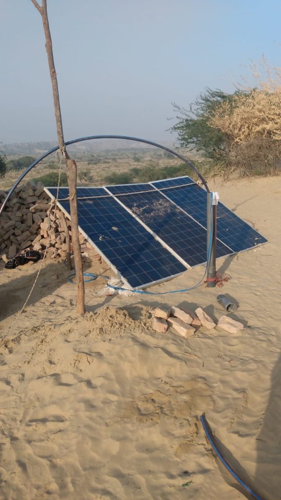 Electric solar panel project