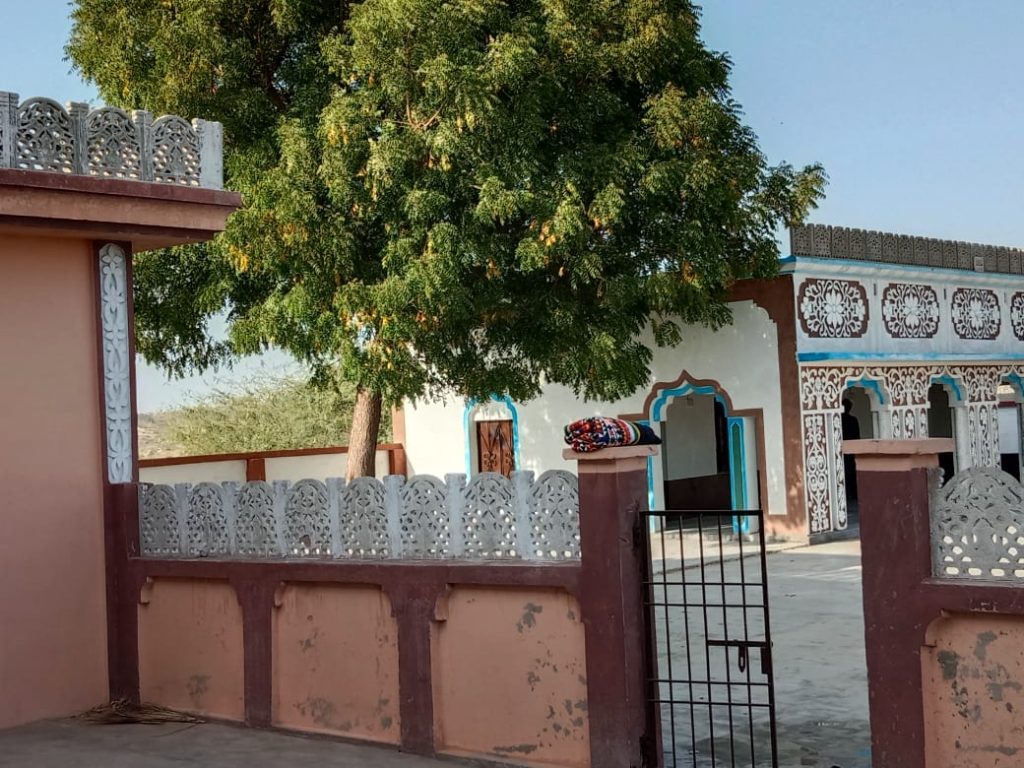 View of masjid compound and islamic school